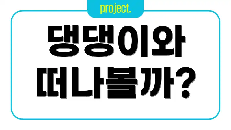 댕댕이와 떠나볼까?