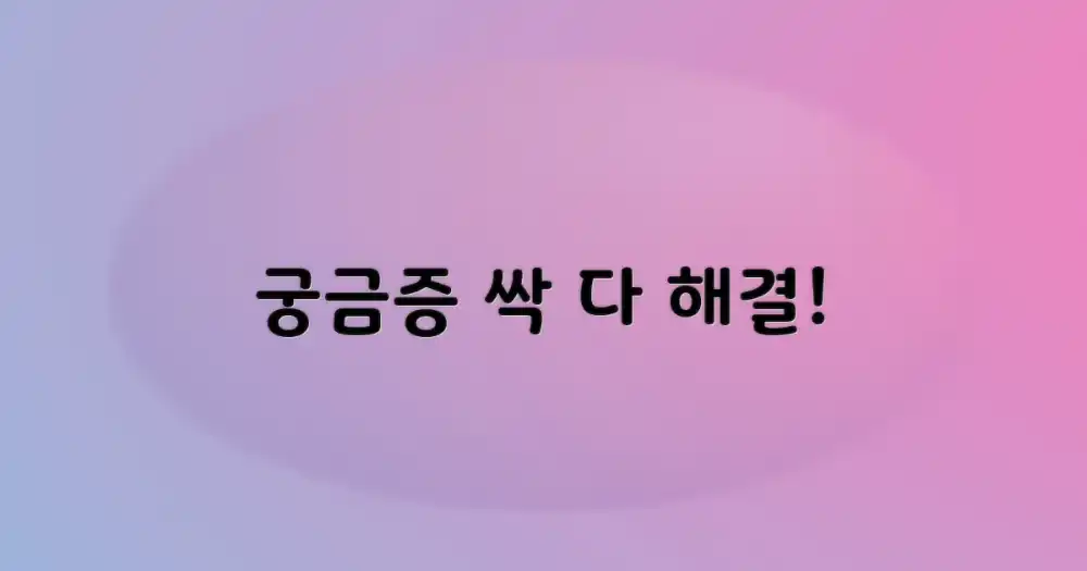 자주 묻는 질문