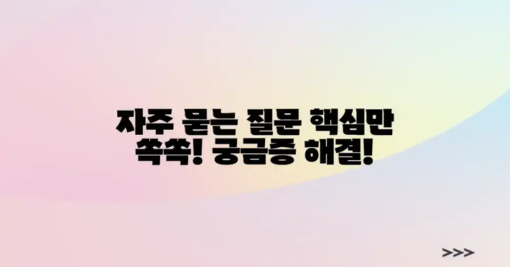 자주 묻는 질문