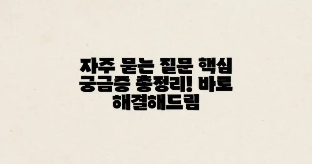 자주 묻는 질문